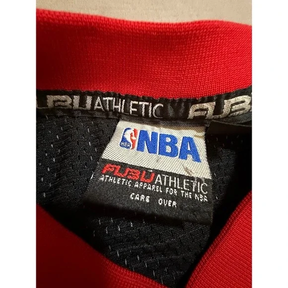 Vintage FUBU Athletic NBA Basketball Jersey Black Mens Size XL Sleeveless 90s - Picture 3 of 6